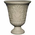 Classic Home & Garden 19 in. H X 16 in. D Plastic Larissa Urn Planter Sand 416P-190R